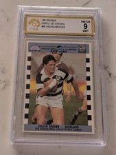 Zinzan Brooke Rookie Card CGA 9