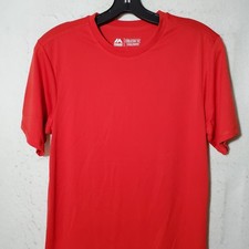 Majestic Shirt Youths XL Red Evolution Tee Short Sleeve Cool Base Performance