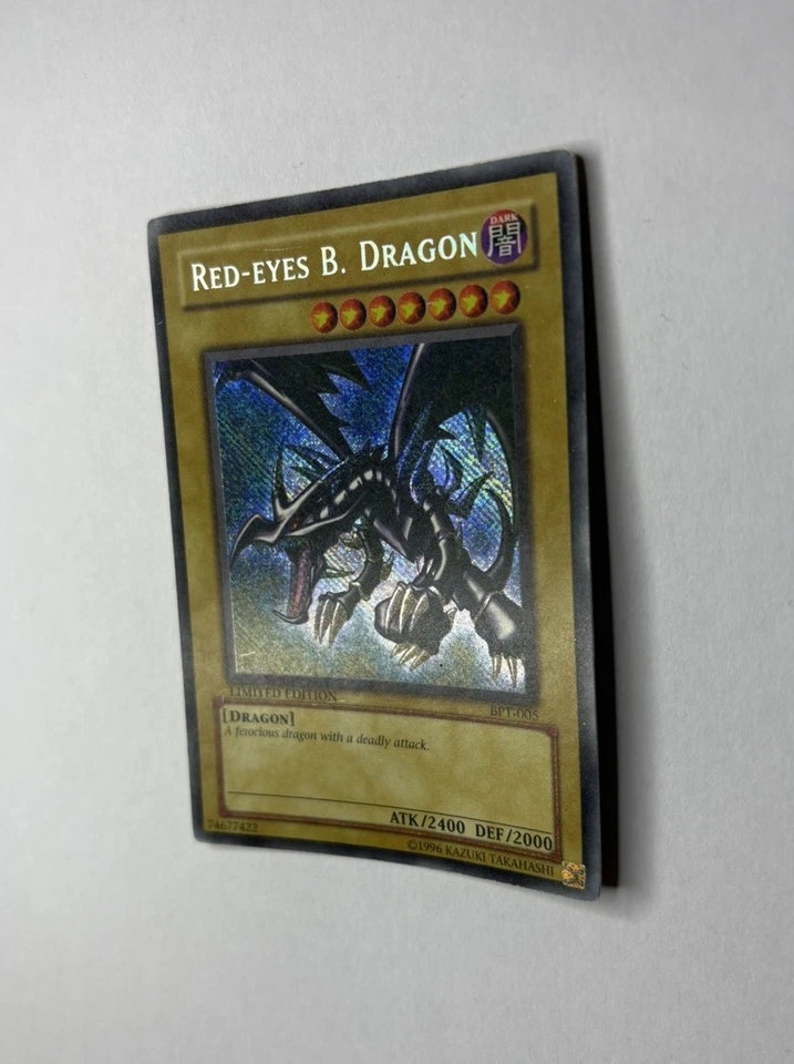 Yu-Gi-Oh! Misprint Red-Eyes B. Dragon - Reverse Secret Rare - BPT-005 - MP/LP - Image 4 of 4