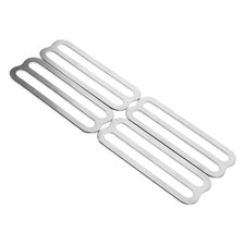 4Pcs Durable Dive Belt Buckles Stainless Steel Scuba Weight Keeper Accessories
