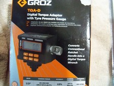 Digital Torque Adapter 12 In. Drive 29-147 Lb-ft Led Groz Digital Torque Adapter 12 In. Drive 29-147 Lb-ft Led Groz