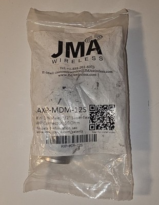 JMA AXP-MDM-12S Mini DIN Male Connector for 1/2 in Superflex Cable