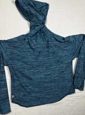All In Motion, Hoodie Dark Aqua, Long Sleeve Size U S - L