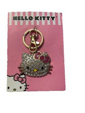 Sanrio Hello Kitty Face Pave 3D Bling Keychain Bag Charm