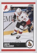 2010-11 Score Glossy Nick Foligno #343 0a7