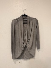 Lululemon Iconic Sweater Wrap - Heathered Grey/Heathered Light Grey Sz2