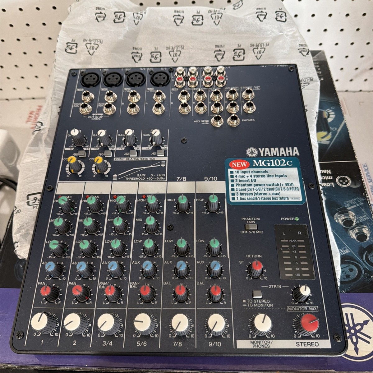 ヤマハ ミキシングコンソール MG102C セール Yamaha MG102C 10 Channel Input Stereo Mixer for sale online | eBay