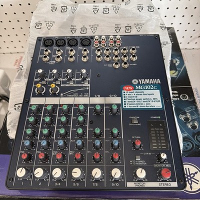 Yamaha MG102C 10 Channel Input Stereo Mixer for sale online | eBay