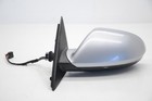 14-18 Audi A6 Silver Driver Left Side Power Door Mirror Assembly