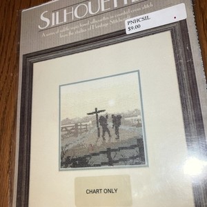 Heritage Stitchcraft Silhouettes Counted Cross Stitch Chart ONLY “Hikers”