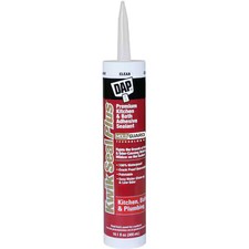 Dap 18516 Acrylic Latex Sealant, 10 Oz, Cartridge, Clear, Acrylic Latex Base,