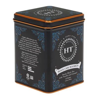 Harney & Sons Black Cask Bourbon Tea, 20 Sachets of Smoky Black Tea