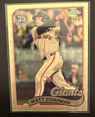 2024 Topps Update Matt Chapman 1/1 Superfractor Silver Pack #T89CU-51 Giants