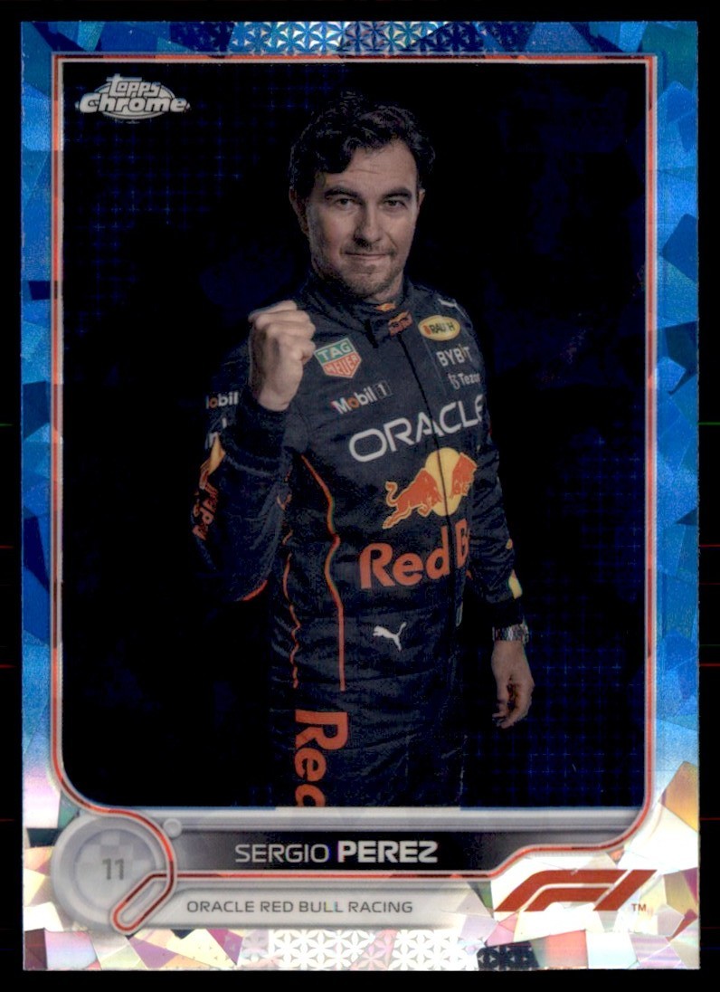 2022 Topps Chrome Formula 1 Sapphire Sergio Perez Red Bull Racing #21