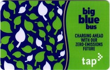 Metro TAP Card Santa Monica BIG BLUE BUS Zero...