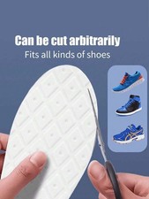 1pc Super Soft Shoe Insole Shock Absorbing Non-Slip for Running Daily Use