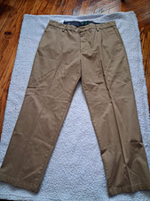Dockers Signature Khaki Men's Khakis Classic Fit Flat Front Cotton 36W