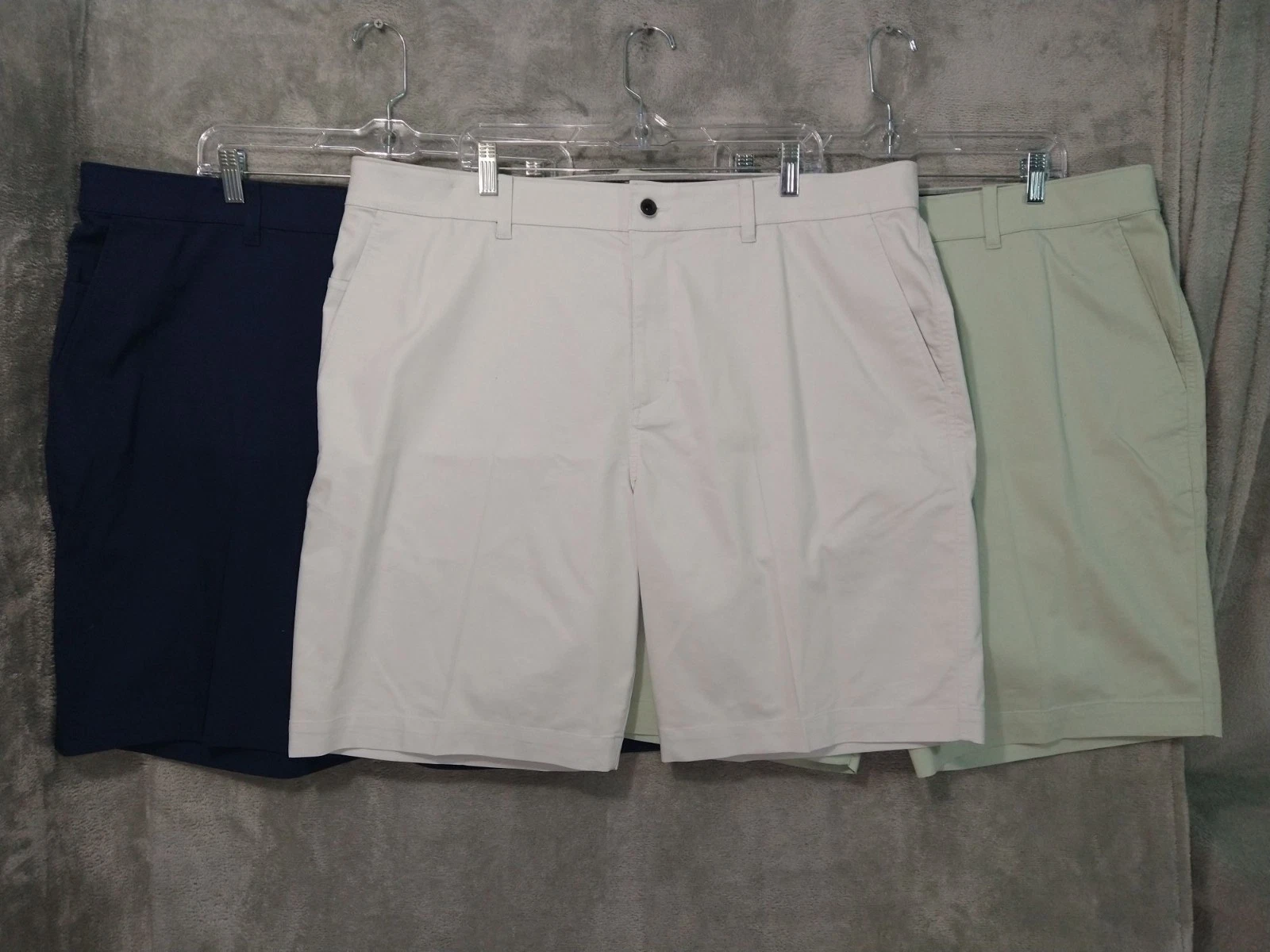 Nike Shorts Mens 42 Dri Fit UV Golf Chino Flat Front High Rise Stretch Lot of 3