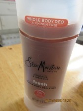 SheaMoisture Whole Body Deodorant Stick 72H Odor Control Fresh Aluminum Free 2.6