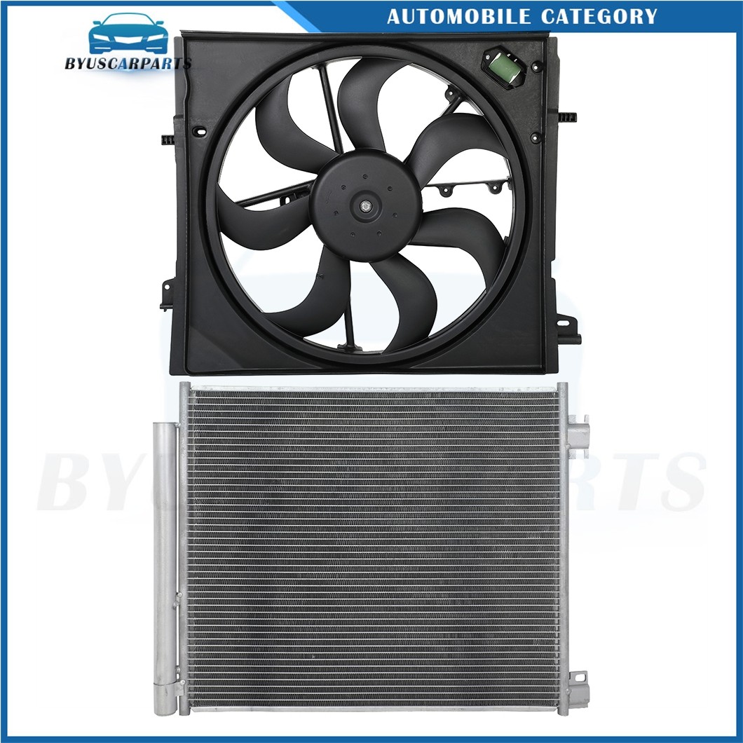For 2017 2018 2019 Nissan Rogue Sport Electric AC Condenser Cooling Fan Kit