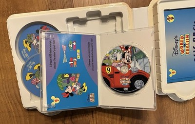Disney's World Of English 9 Collectible Learning Books Cds & DVD