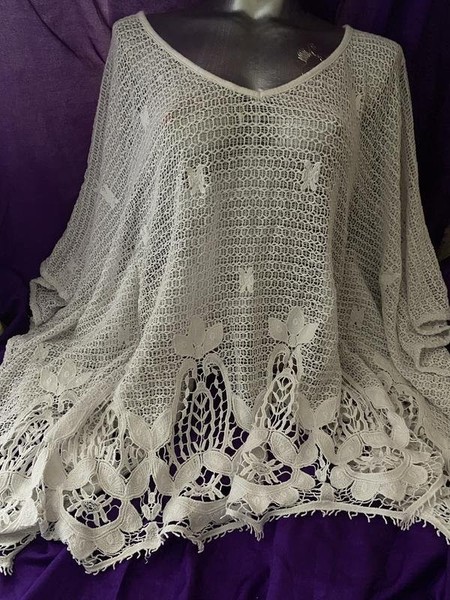 Women Calzedonia Dress White Lace 36 / S / 44