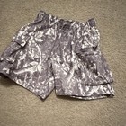 SWS Athletics Women’s XS Gray White Floral Cargo Shorts Drawstring Elastic Waist — photo 1