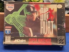 ⚾ Frank Thomas Big Hurt Baseball  SNES (Super Nintendo) Factory Sealed CIB ⚾