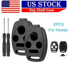 2 Car Key Case Shell Cover Remote Fob For Honda Accord Pilot Fit Cr-v Mlbhlik-1t