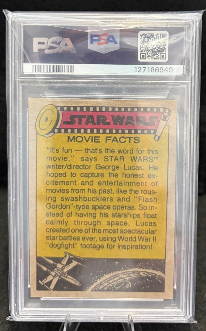 Harrison Ford As HAN SOLO - 1977 Topps Star Wars #58 (1st Series) *PSA 5* view 2