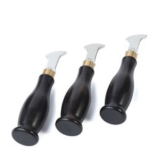 Leather Edge Beveler Creaser 304 Stainless Steel Blade Ebony Marking Vintage