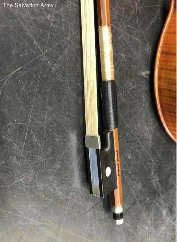 Violín Gliga Vasile 4 Cuerdas Acabado Madera Natural con Estuche de Transporte y Soporte Foto 3 de 4