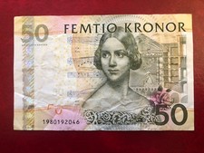Sweden 50 Kronor Banknote , 2004-2011,