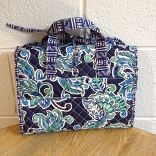 Modella Travel Bag Folding Hanging Organizer Cosmetics Baby Needs Blue Floral