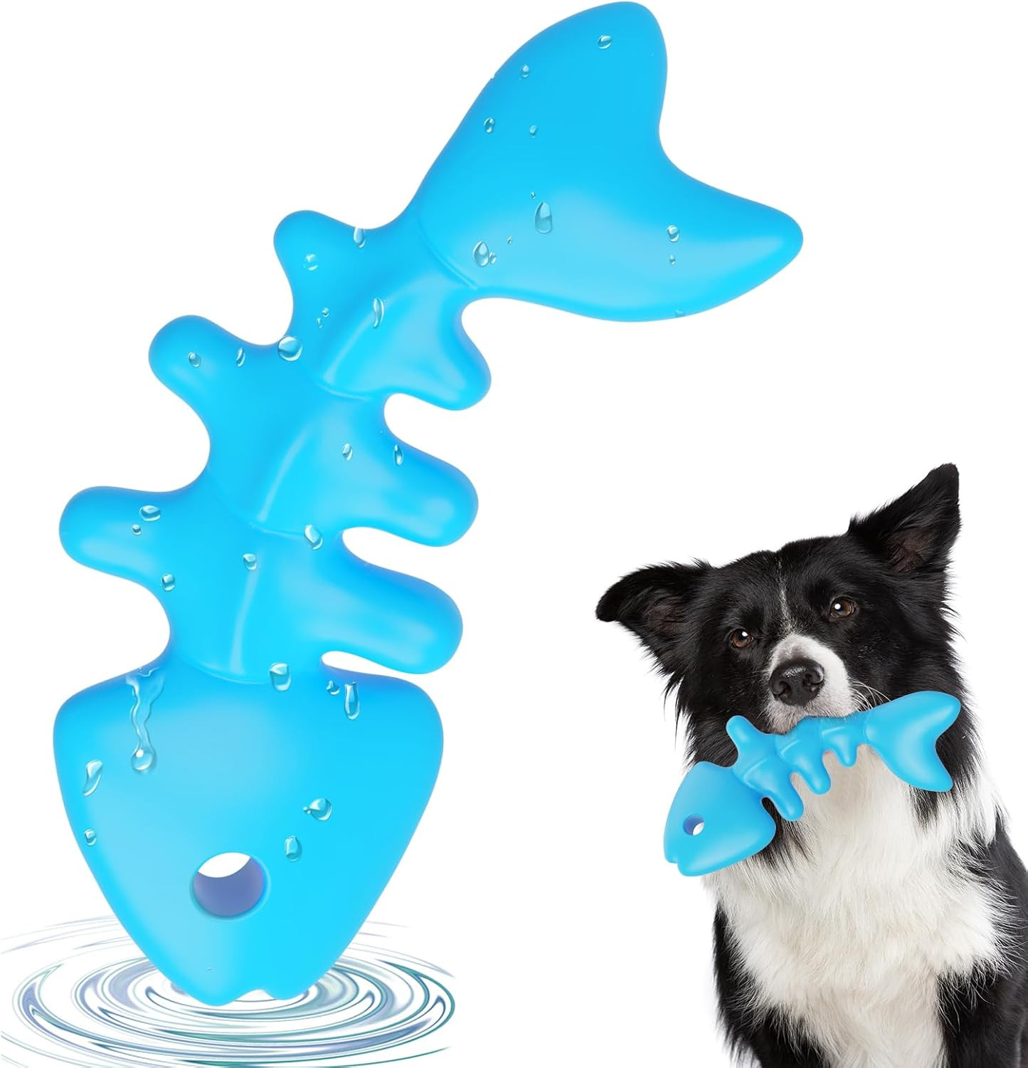Indestructible Dog Chew Toys for Aggressive Chewers, Tough Nylon blue1