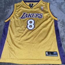 Reebok Los Angeles Lakers Vintage Kobe Bryant #8 Size Jersey L Young