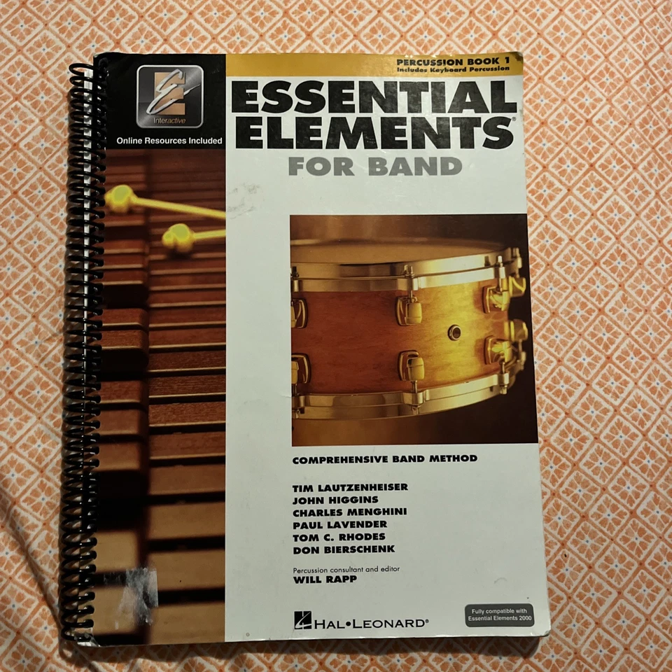 ESSENTIAL ELEMENTS for Band - Percussion - Book 1 - Image 1 of 1