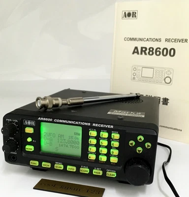 AOR AR8600 Mark2 Wideband Communications Receiver Tested w
