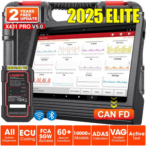 2025 LAUNCH X431 PRO V5.0 PROS V Profi OBD2 Diagnosegerät ALLE SYSTEM ECU Coding - Bild 2 von 14