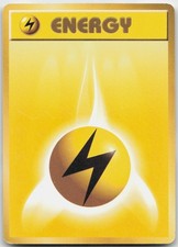 Lightning Energy Base Set Pokemon TCG Japanese MP