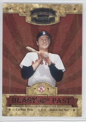 2004 Donruss Throwback Threads Blast from the Past /1500 Carlton Fisk HOF 02v3