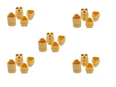 5 Paar MT30 (10 Stück) Stecker/Buchse (male/female) 3 Pin ESC Multirotor 