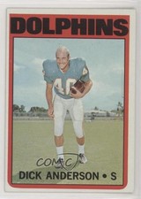 1972 Topps Dick Anderson #98 2k3