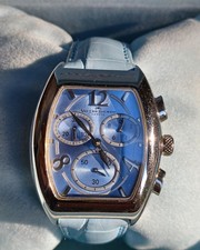 Montre Suisse Vintage Van Der Bauwede Femme - Cadran Doré, Bracelet Cuir, Quartz, Années 70/80