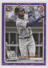 2020 Bowman Purple 153/250 Travis Demeritte #16 1p5