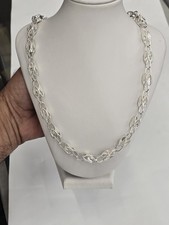 925 Sterling Silver Turkish Chain 8.5 mm 24 I...