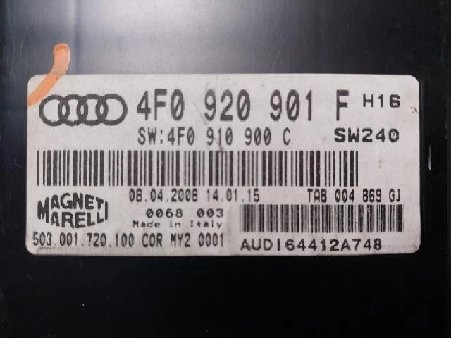 Audi A6 Quattro 2008 grupos de instrumentos 4F0 920 901 F Foto 4 de 4