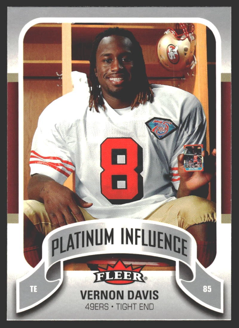 Vernon Davis trading card