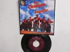 💥' THE CHAMPS '  HIT 45 + PICTURE [ TEQUILA]   1958 !💥