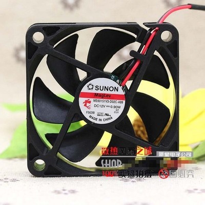   ME60151V3-D02C-A99 6cm 6015 12V0.9W magnetic suspension chassis fan #nm